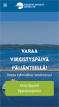 Mobile Screenshot of paijanne-risteilythilden.fi