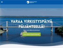 Tablet Screenshot of paijanne-risteilythilden.fi